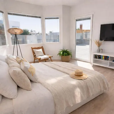 公寓 Jandia Modern New Private Heated Pool Big Terrace